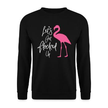 Bachelorette Hen Party Bride - Unisex Sweatshirt - black - Front - Alina (178cm) & Michal (187cm)