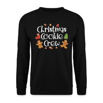 Baker Bakery Bakery Baking Gift - Unisex Sweatshirt - black - Front - Alina (178cm) & Michal (187cm)
