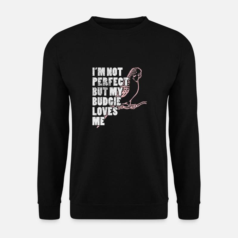 Perruche ondulée - Sweat-shirt Unisexe - noir
