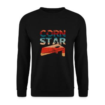 Cornhole - Unisex Sweatshirt - black - Front - Alina (178cm) & Michal (187cm)