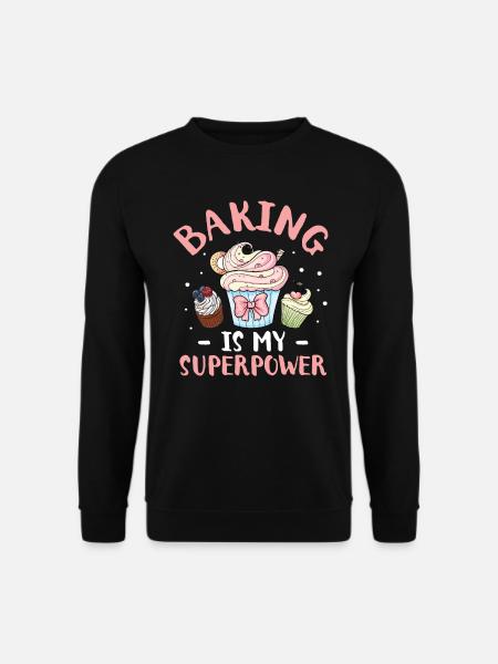 Cupcake Muffin Baking Gift - Unisex Sweatshirt - black