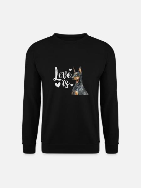 Dobermann - Unisex Pullover - Schwarz