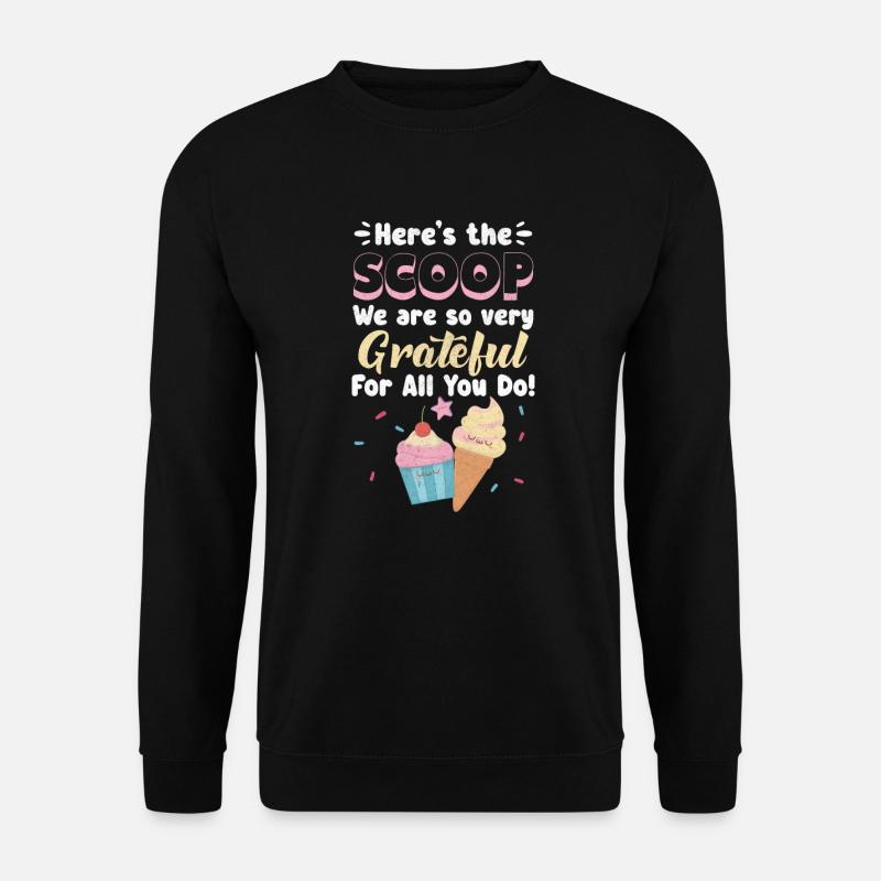 Eiscreme - Unisex Pullover - Schwarz