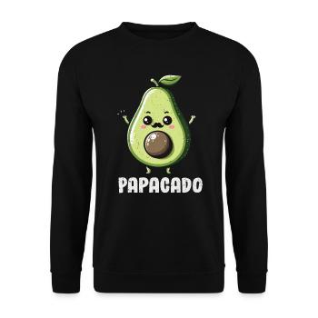 Avocado - Unisex Pullover - Schwarz - Vorne - Alina (178cm) & Michal (187cm)
