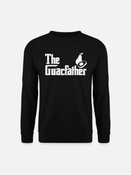 Avocado Guacamole Vegan Gift - Unisex Sweatshirt - black