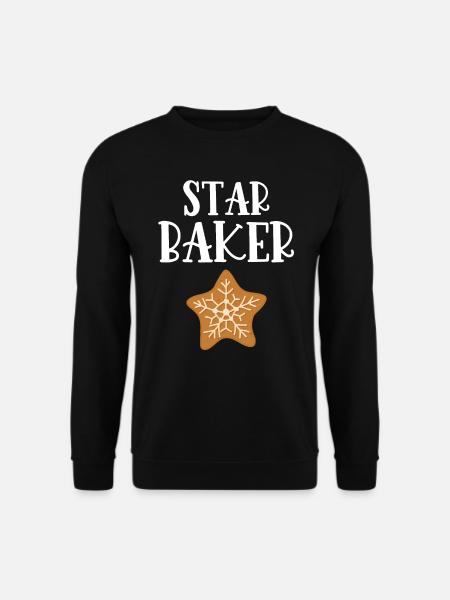 Bäcker Bäckerein Backwaren Backen Geschenk - Unisex Pullover - Schwarz