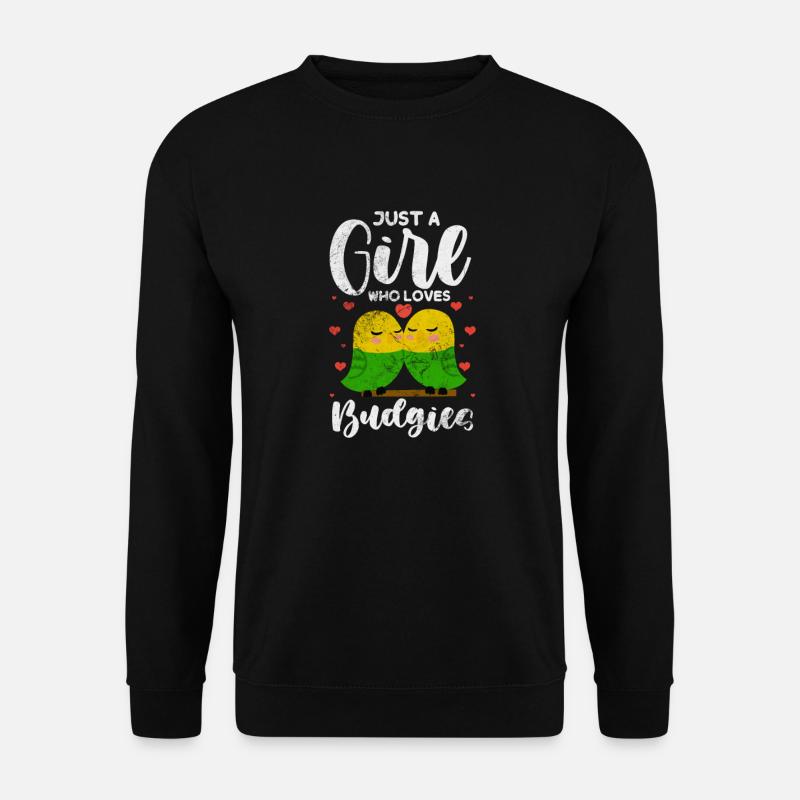 Perruche ondulée - Sweat-shirt Unisexe - noir
