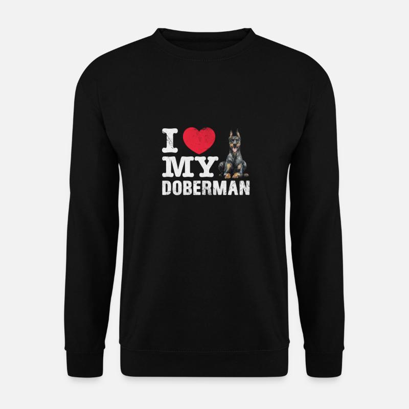 Doberman - Unisex Sweatshirt - black