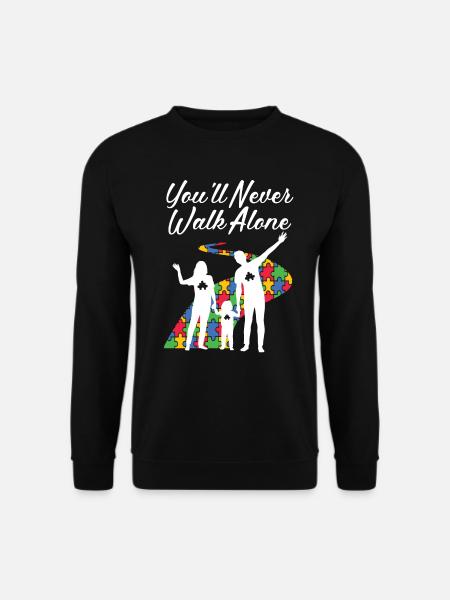 Journée de sensibilisation à l’autisme Cadeau autiste - Sweat-shirt Unisexe - noir