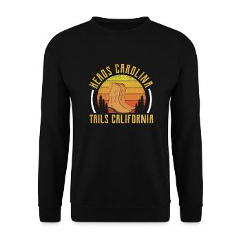 Country Music Countrymusic Geschenk - Unisex Pullover - Schwarz - Vorne - Alina (178cm) & Michal (187cm)