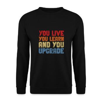 Scheidung - Unisex Pullover - Schwarz - Vorne - Alina (178cm) & Michal (187cm)