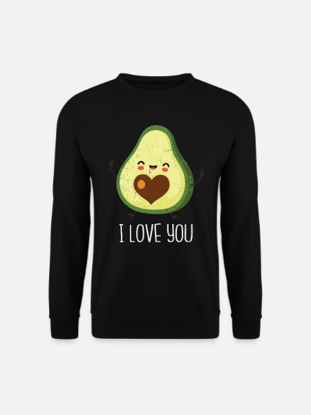 Avocado - Unisex Pullover - Schwarz