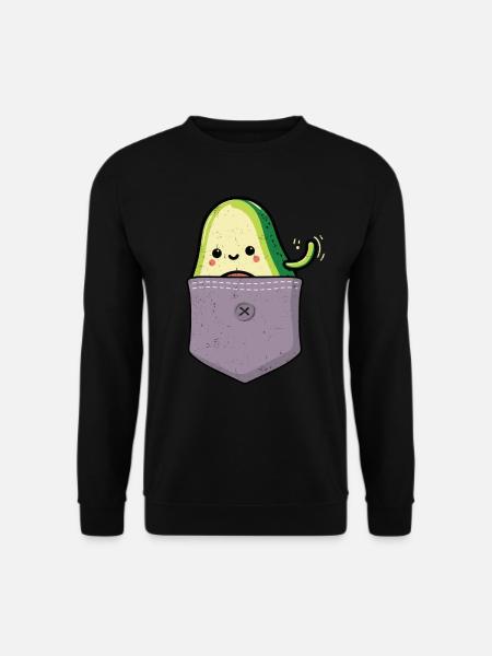 Avocado - Unisex Pullover - Schwarz