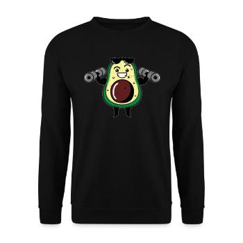 Avocado - Unisex Sweatshirt - black - Front - Alina (178cm) & Michal (187cm)