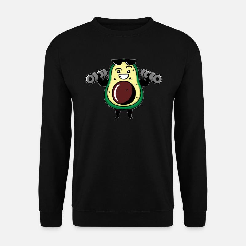 Avocado Guacamole Vegan Gift - Unisex Sweatshirt - black