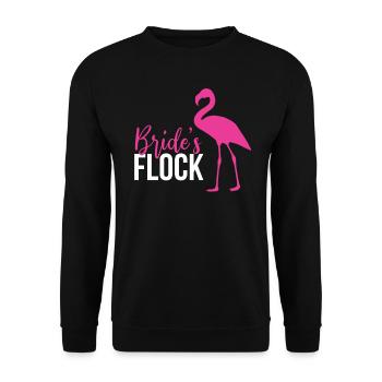 Bachelorette Hen Party Bride - Unisex Sweatshirt - black - Front - Alina (178cm) & Michal (187cm)