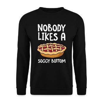 Baker - Unisex Sweatshirt - black - Front - Alina (178cm) & Michal (187cm)