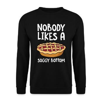 Baker Bakery Bakery Baking Gift - Unisex Sweatshirt - black - Front - Alina (178cm) & Michal (187cm)