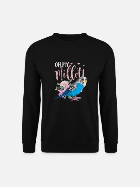 Wellensittich - Unisex Pullover - Schwarz