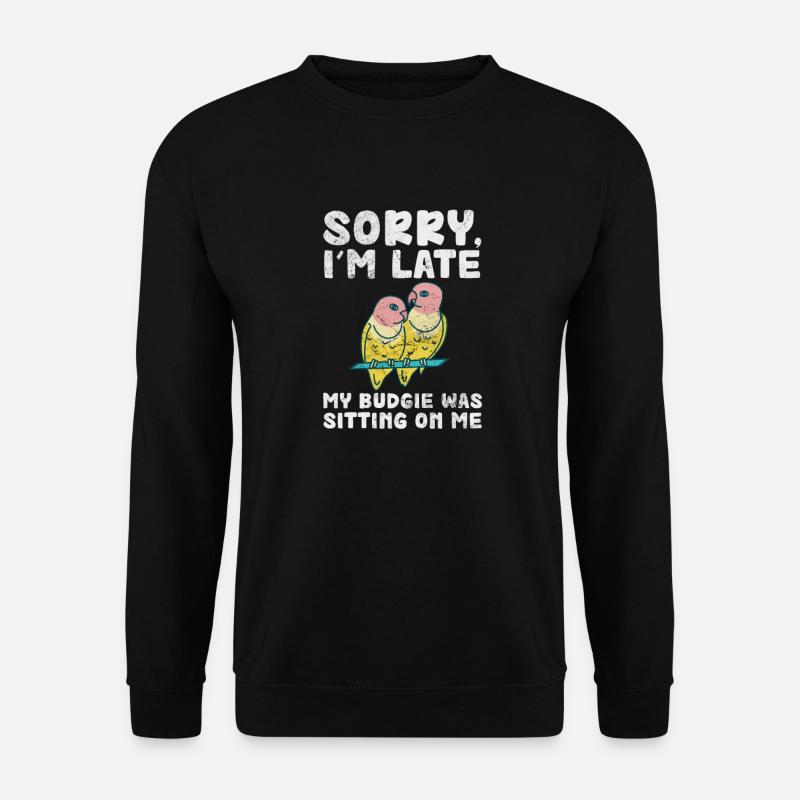 Wellensittich - Unisex Pullover - Schwarz