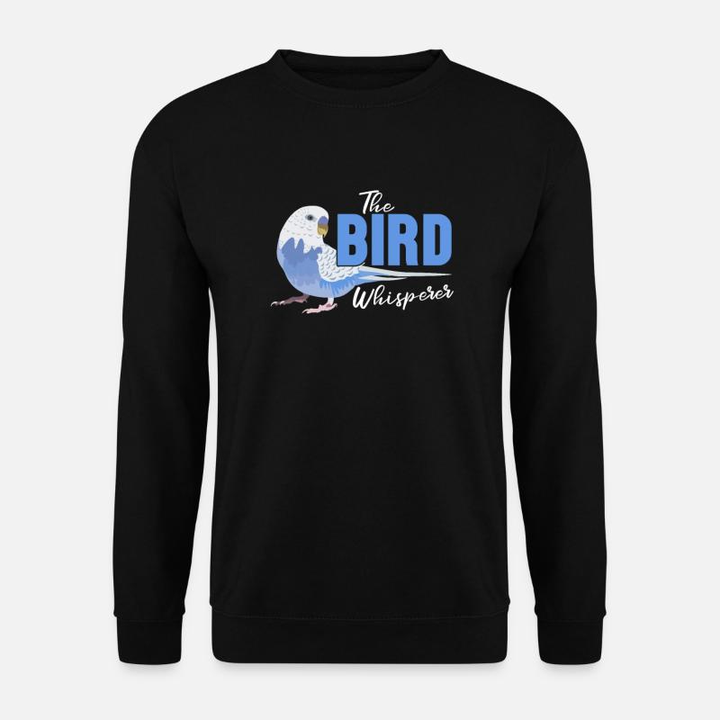 Budgie Bird Pet Parakeet Gift - Unisex Sweatshirt - black