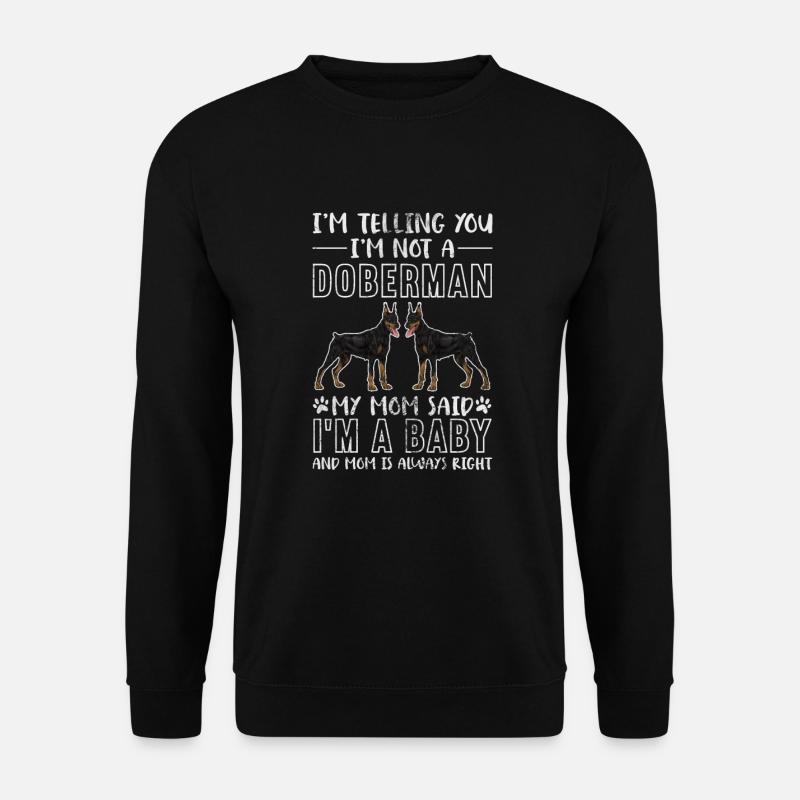 Dobermann - Unisex Pullover - Schwarz