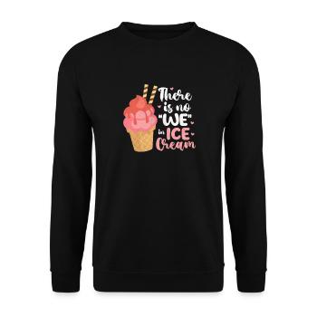 Eiscreme - Unisex Pullover - Schwarz - Vorne - Alina (178cm) & Michal (187cm)