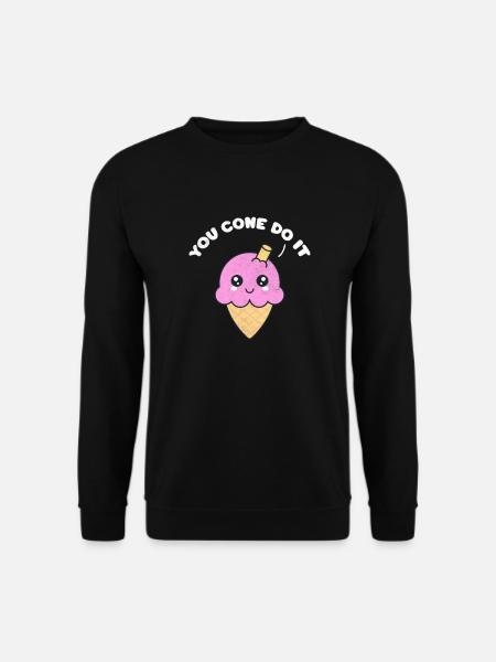 Eiscreme - Unisex Pullover - Schwarz