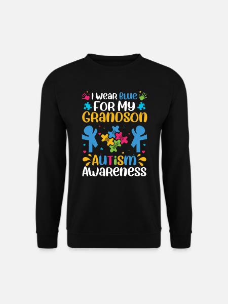 Autism Awareness Day Autistic Gift - Unisex Sweatshirt - black