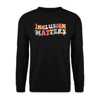 Autisme - Sweat-shirt Unisexe - noir - Devant - Alina (178cm) & Michal (187cm)