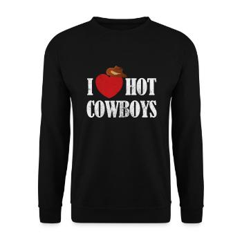 Country - Unisex Sweatshirt - black - Front - Alina (178cm) & Michal (187cm)