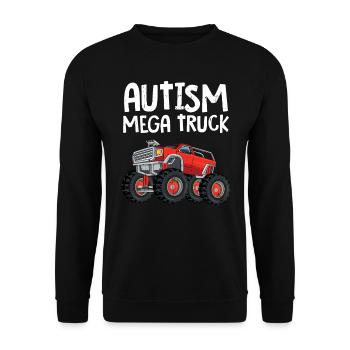 Autismus - Unisex Pullover - Schwarz - Vorne - Alina (178cm) & Michal (187cm)