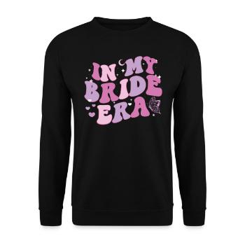 Bachelorette Hen Party Bride - Unisex Sweatshirt - black - Front - Alina (178cm) & Michal (187cm)