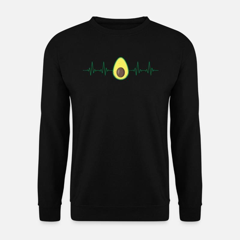Avocado - Unisex Pullover - Schwarz