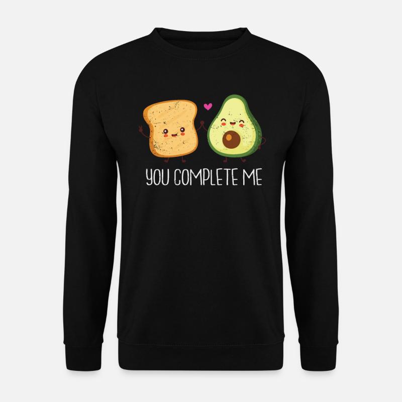 Avocado - Unisex Pullover - Schwarz