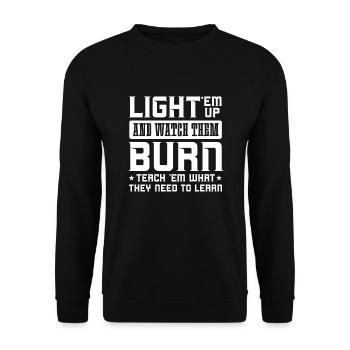 Country Music Countrymusic Geschenk - Unisex Pullover - Schwarz - Vorne - Alina (178cm) & Michal (187cm)