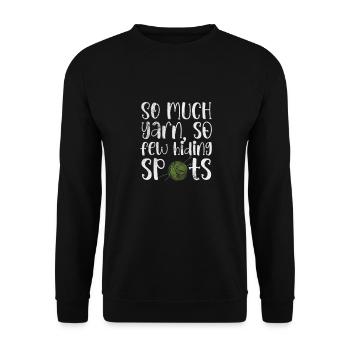 Crochet Tricot - Sweat-shirt Unisexe - noir - Devant - Alina (178cm) & Michal (187cm)