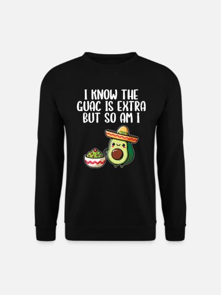 Avocado - Unisex Pullover - Schwarz