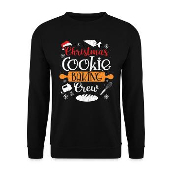 Baker - Unisex Sweatshirt - black - Front - Alina (178cm) & Michal (187cm)