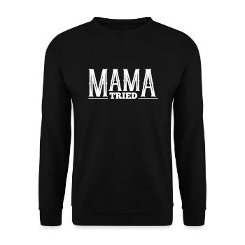 Country Music Countrymusic Geschenk - Unisex Pullover - Schwarz - Vorne - Alina (178cm) & Michal (187cm)