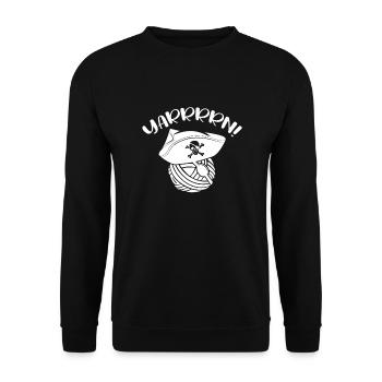 Crochet tricot couture couturière cadeau - Sweat-shirt Unisexe - noir - Devant - Alina (178cm) & Michal (187cm)