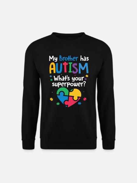 Autismus Awareness Day Autist Geschenk - Unisex Pullover - Schwarz