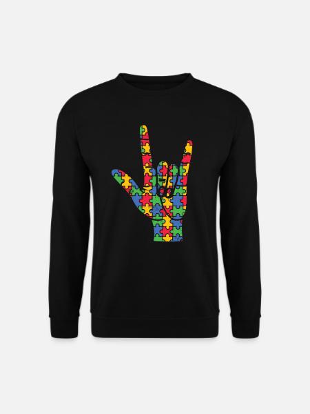 Autism - Unisex Sweatshirt - black