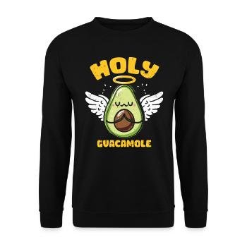 Avocado - Unisex Sweatshirt - black - Front - Alina (178cm) & Michal (187cm)