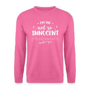 Junggesellin Jungesellinnenabschied Braut - Unisex Pullover - Pink - Vorne