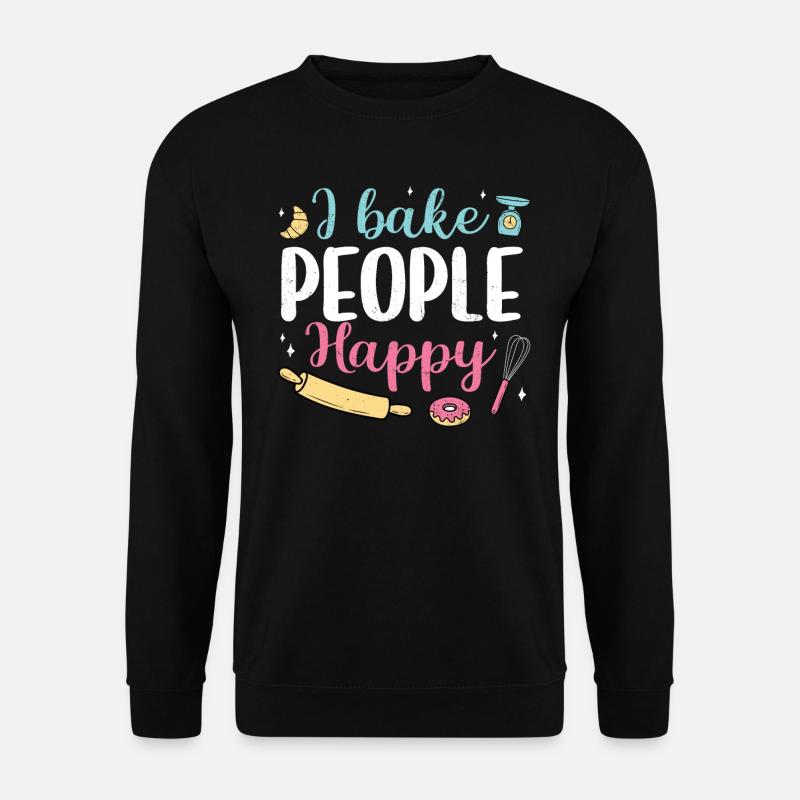 Bäcker - Unisex Pullover - Schwarz