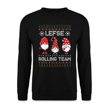 Baker - Unisex Sweatshirt - black - Front - Alina (178cm) & Michal (187cm)