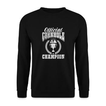Cornhole - Sweat-shirt Unisexe - noir - Devant - Alina (178cm) & Michal (187cm)