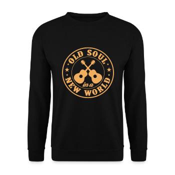 Country Music Countrymusic Geschenk - Unisex Pullover - Schwarz - Vorne - Alina (178cm) & Michal (187cm)