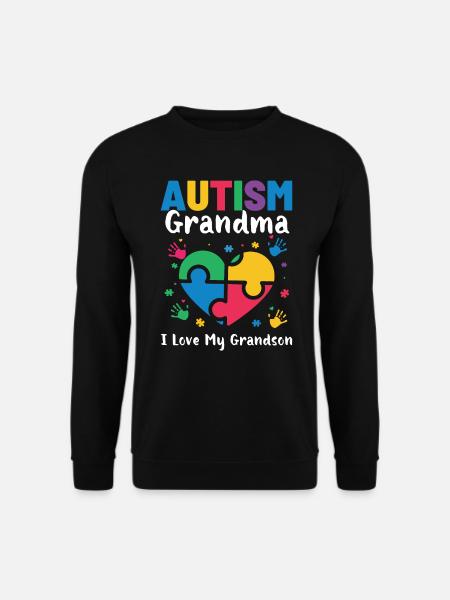 Autism Awareness Day Autistic Gift - Unisex Sweatshirt - black